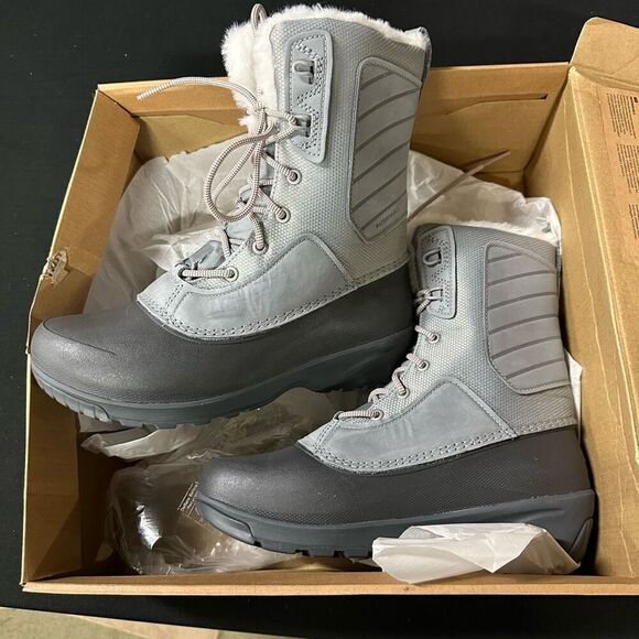 The North Face Shellista IV Mid Waterproof Boots Meld Grey 8.5 - Picture 4 of 6